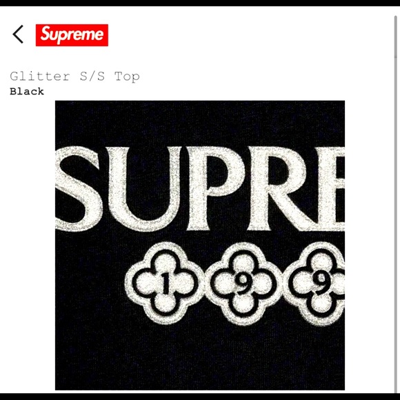SUPREME: Mens Large Black short sleeve Tshirt (authenticfrom SUPREME NY WEBSITE) - Picture 2 of 2